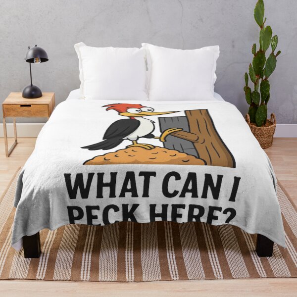 Item preview, Funny Woodpecker Meme – What Can I Peck Here? designed and sold by OxiSkor.