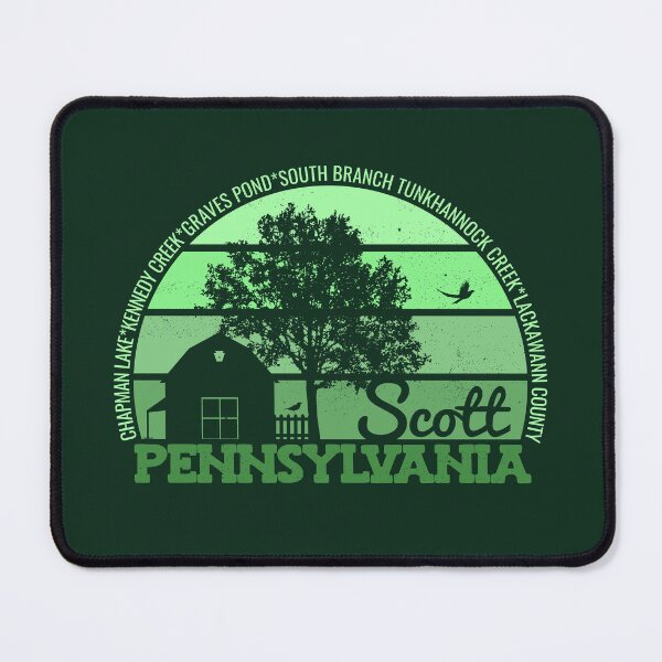 Item preview, Scott Pennsylvania Sunset Retro Vintage Local Pride Logo designed and sold by CRHPOD20.
