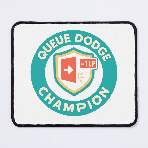 Item preview, Queue Dodge Champion – “-1 LP” Ranked Meme Badge designed and sold by Justonemorelvl.