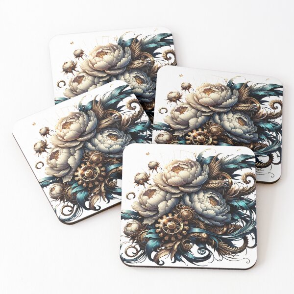 Item preview, Fantasy Peonies  designed and sold by Karen Harding Art and Illustration .