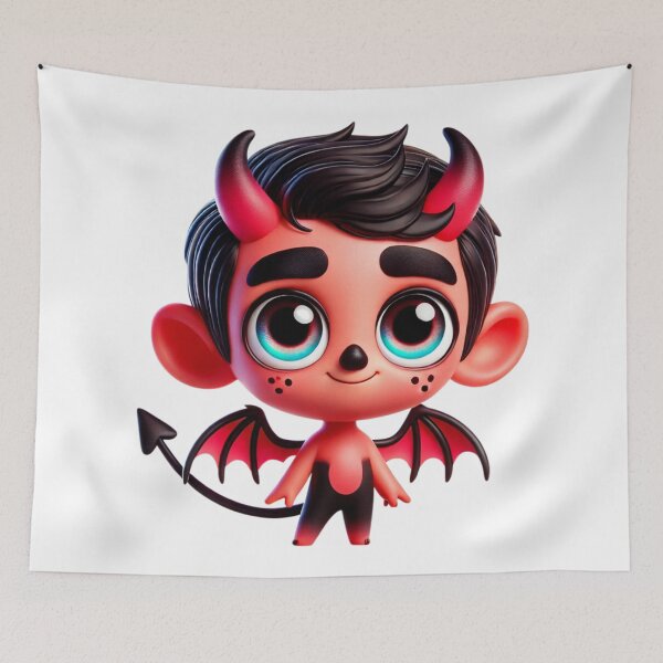 Item preview, Adorable Devil Boy designed and sold by Sillytoe.