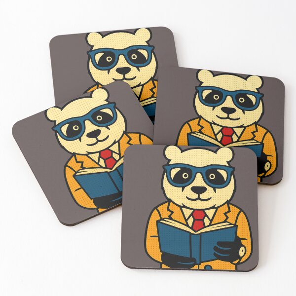 Item preview, "Pop Art Panda – Reading in Style" designed and sold by Drawingshirts.