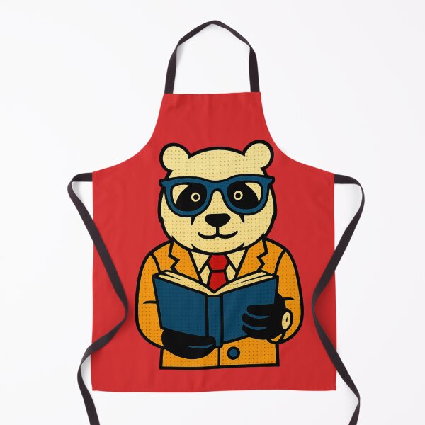 Item preview, "Pop Art Panda – Reading in Style" designed and sold by Drawingshirts.