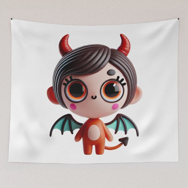 Item preview, Adorable Devil Girl designed and sold by Sillytoe.