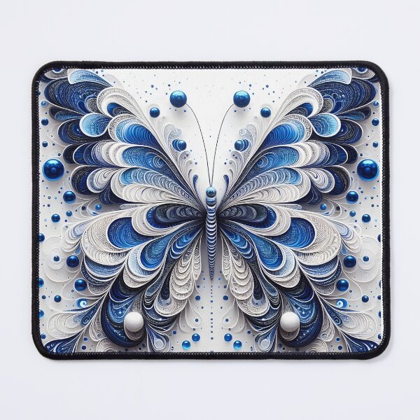 Item preview, 'The Spirograph Butterfly in Blue' designed and sold by LittlePaws2.