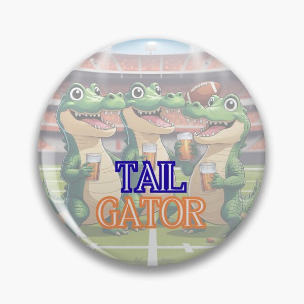 Item preview, tail gator football designed and sold by creationsbymego.
