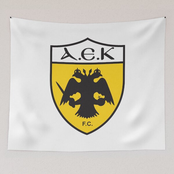 Item preview, AEK Athens Greece Football AEK Athens Greek designed and sold by MYZA-Designs.