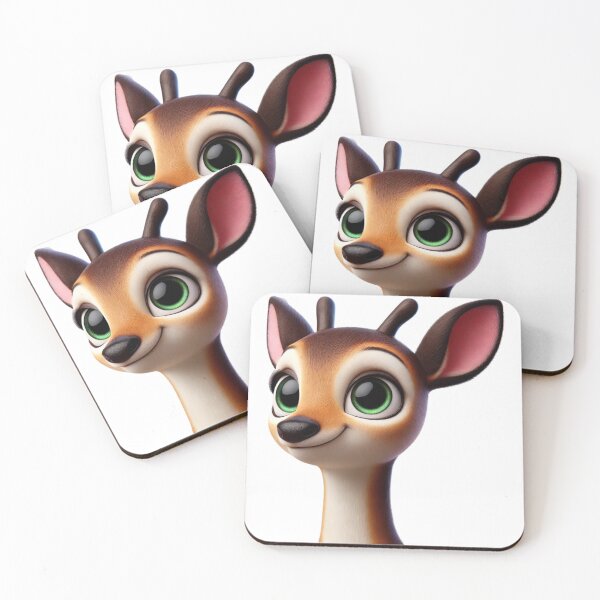 Item preview, Cute Fallow Deer designed and sold by Sillytoe.