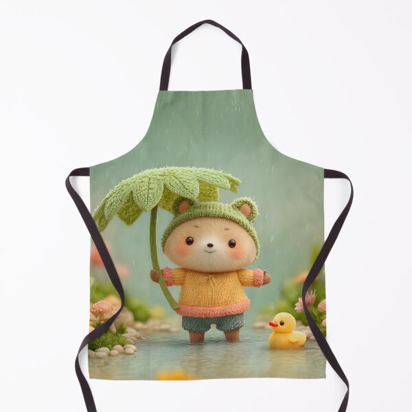 Item preview, Splashing in the rain - Otter designed and sold by CozyLodgeVillage.
