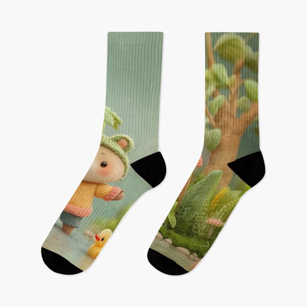 Item preview, Splashing in the rain - Otter designed and sold by CozyLodgeVillage.