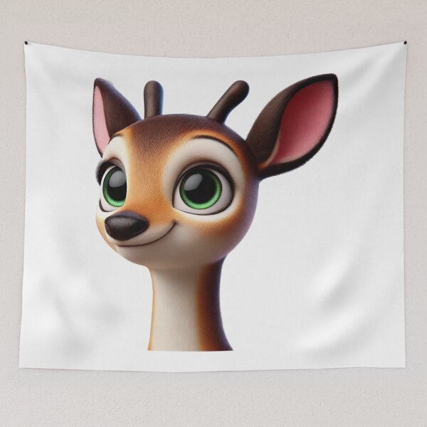 Item preview, Cute Fallow Deer designed and sold by Sillytoe.