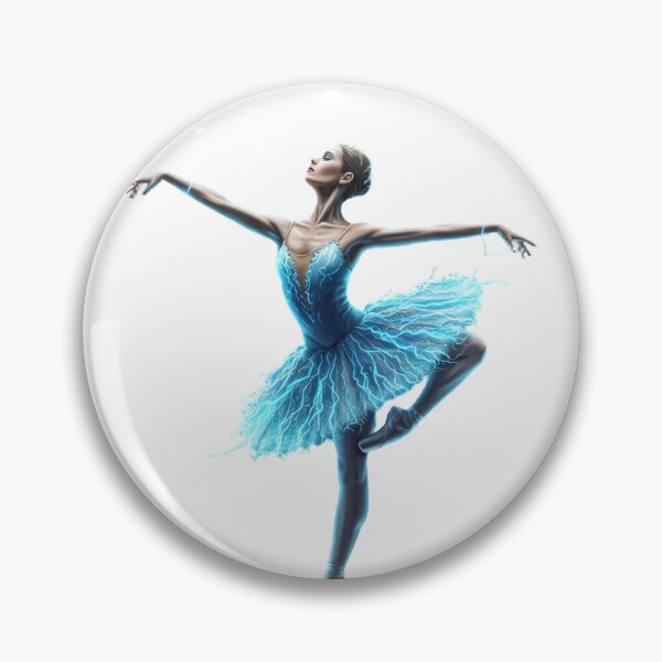 Item preview, Electric Ballerina – Grace Meets Power on Stage designed and sold by TypoVibeStudio.
