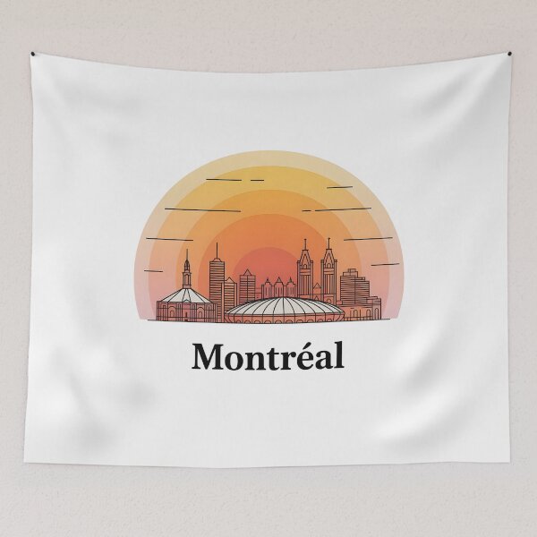 Item preview, Montréal Skyline – Minimalist Travel Souvenir Design designed and sold by Paper Drip.