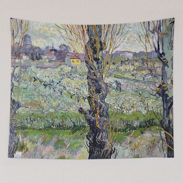 Item preview, View of Arles, Flowering Orchards  designed and sold by RickE.