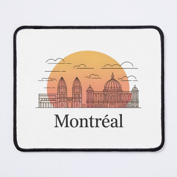 Item preview, Montréal Skyline – Minimalist Travel Souvenir Design designed and sold by Paper Drip.