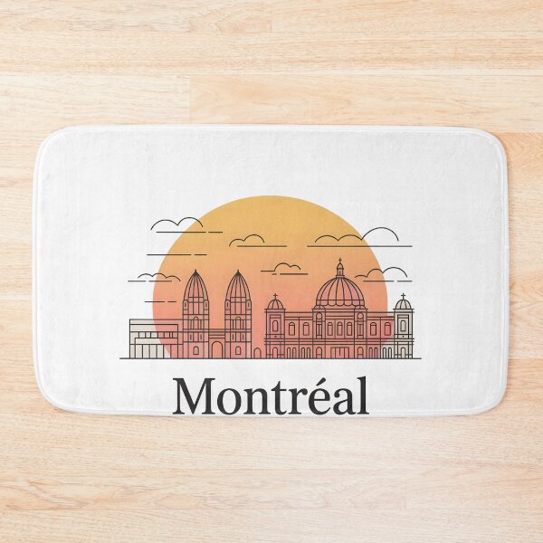 Item preview, Montréal Skyline – Minimalist Travel Souvenir Design designed and sold by Paper Drip.
