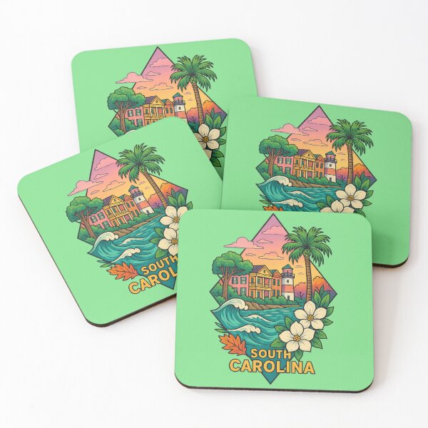 Item preview, South Carolina – Beaches, lighthouses, and southern charm designed and sold by Ahau Designs.