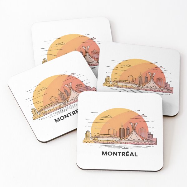 Item preview, Montréal Skyline – Minimalist Travel Souvenir Design designed and sold by Paper Drip.