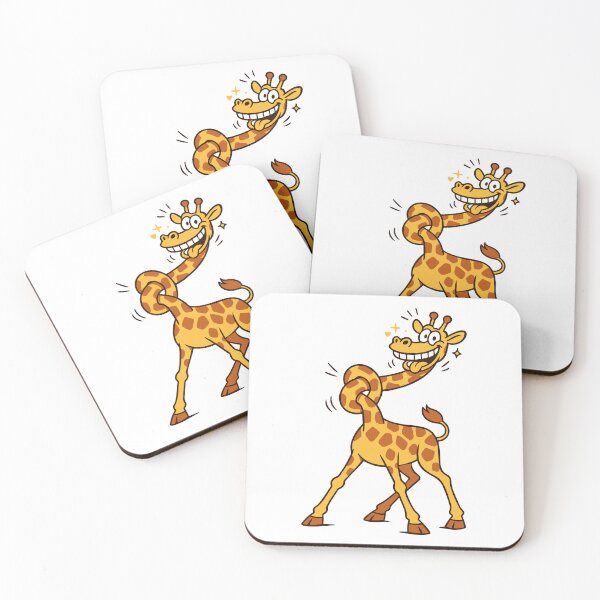 Item preview, Funny Smiling Giraffe Cartoon designed and sold by SnappyPNG.