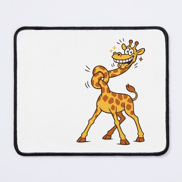Item preview, Funny Smiling Giraffe Cartoon designed and sold by SnappyPNG.