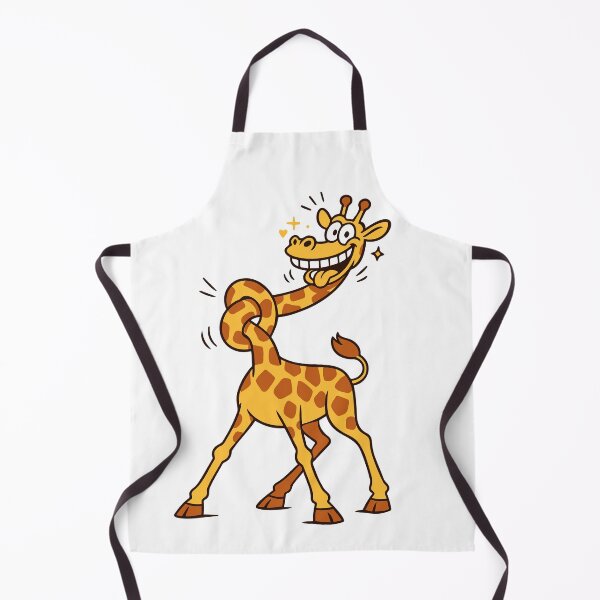 Item preview, Funny Smiling Giraffe Cartoon designed and sold by SnappyPNG.