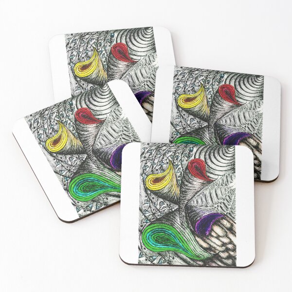 Item preview, Abstract Mushroom & Pen Shapes 6 designed and sold by LiaraKalilaMira.