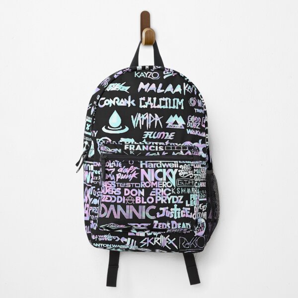 Item preview, EDM Life DJ Artist Logo Collage Holographic Festival Lineup Favorites designed and sold by FestDrip.