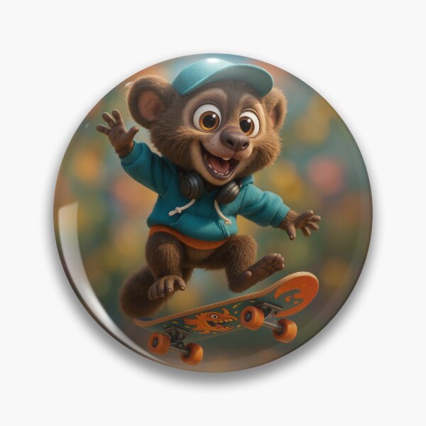 Artikelvorschau, Skater Archaeoindris Lemur entworfen und verkauft von Sillytoe.