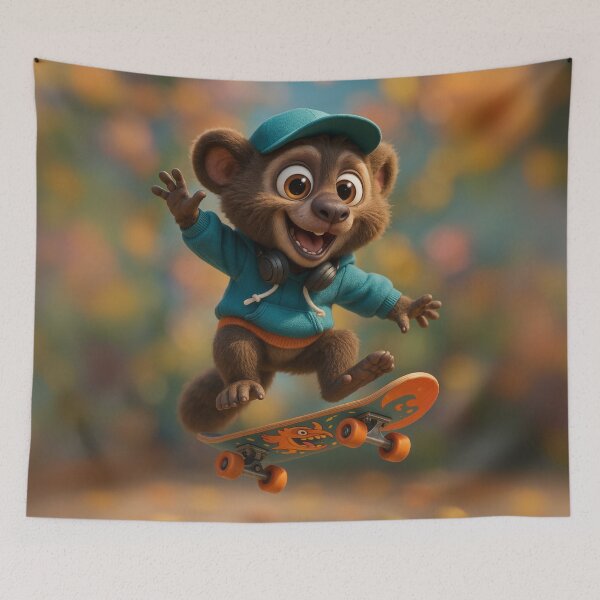 Item preview, Skater Archaeoindris Lemur designed and sold by Sillytoe.