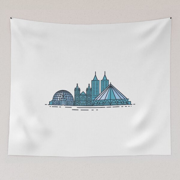 Item preview, Montréal Skyline – Minimalist Neon Travel Souvenir Design designed and sold by Paper Drip.