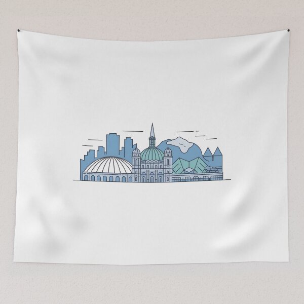 Item preview, Montréal Skyline – Minimalist Travel Souvenir Design designed and sold by Paper Drip.