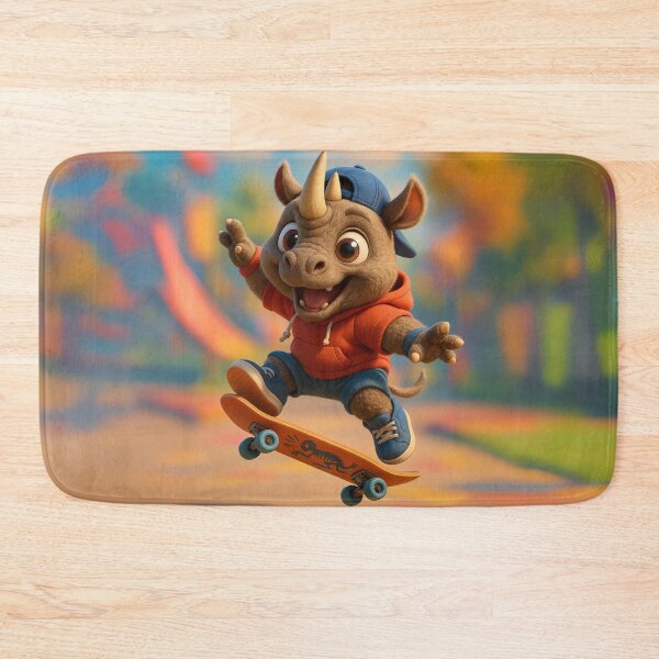 Item preview, Skater Arsinoitherium designed and sold by Sillytoe.