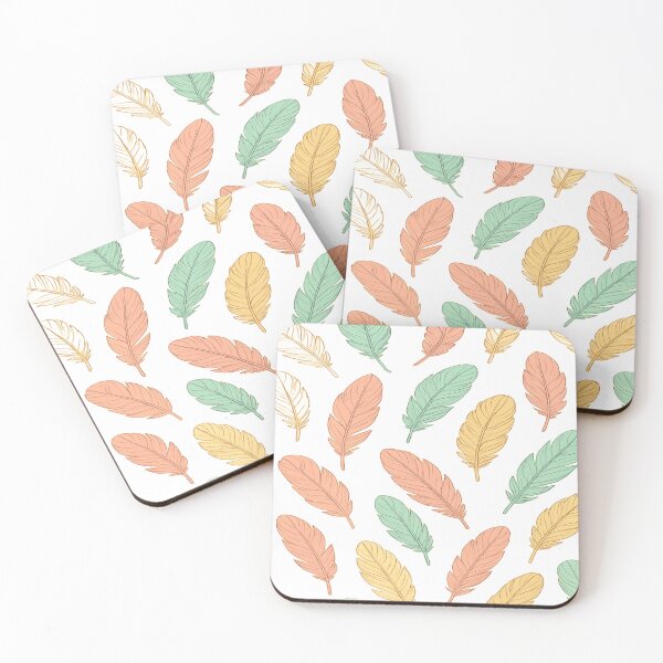 Item preview, Colorful Feather Pattern – Vibrant Seamless Design designed and sold by ToonyTeez.