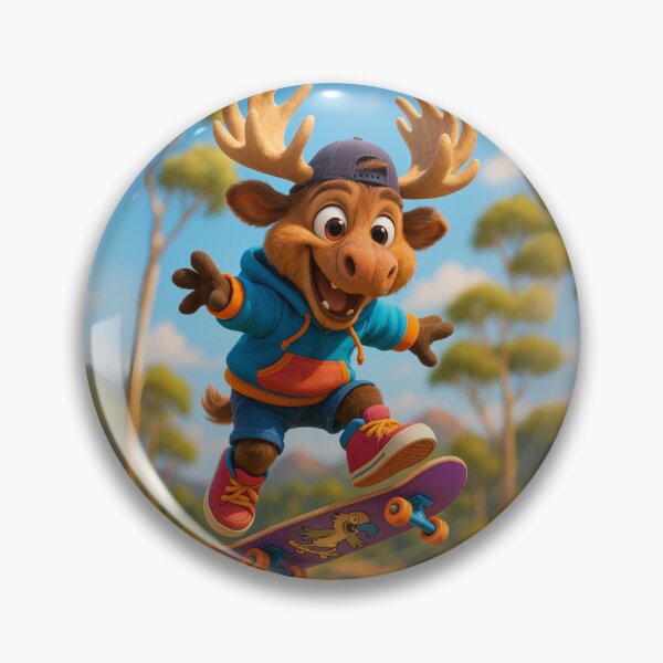 Item preview, Skater Cervalces Latifrons Moose designed and sold by Sillytoe.