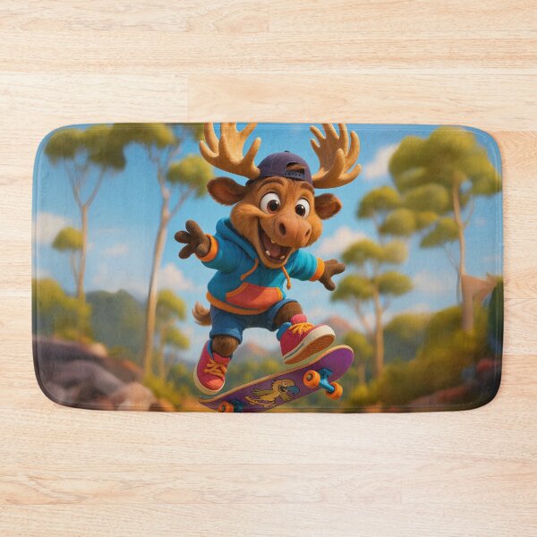Item preview, Skater Cervalces Latifrons Moose designed and sold by Sillytoe.