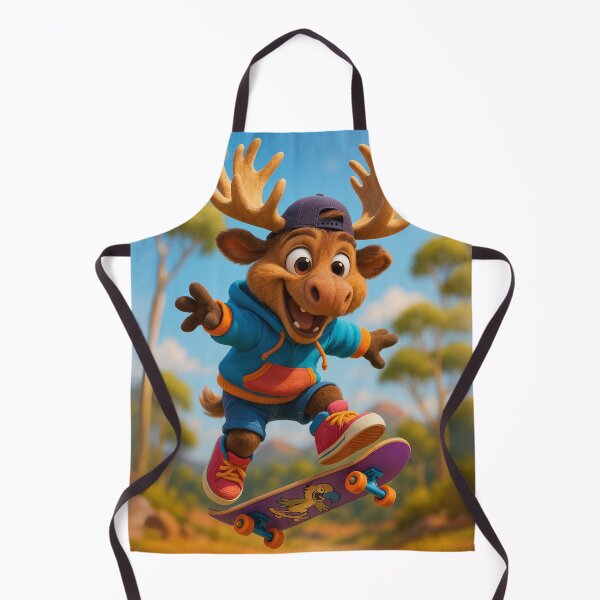 Item preview, Skater Cervalces Latifrons Moose designed and sold by Sillytoe.