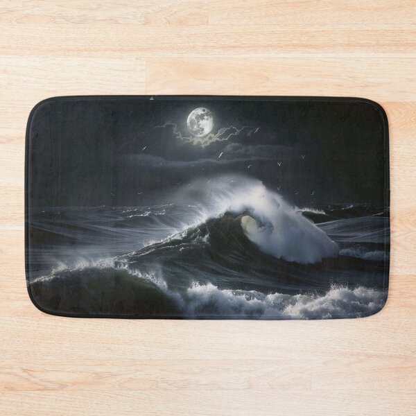 Item preview, Moonlit Midnight Wave: Silver Crest designed and sold by ArgentoArt.