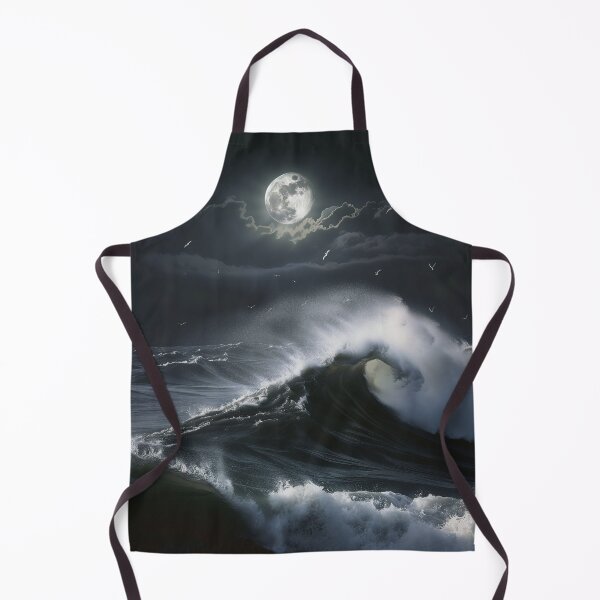 Item preview, Moonlit Midnight Wave: Silver Crest designed and sold by ArgentoArt.