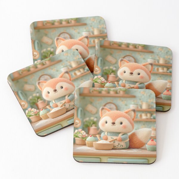 Item preview, Yum Yum Baking Day - Fox designed and sold by CozyLodgeVillage.