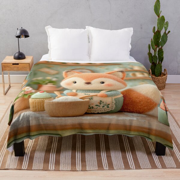 Item preview, Yum Yum Baking Day - Fox designed and sold by CozyLodgeVillage.
