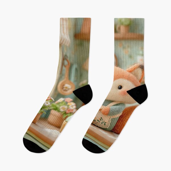 Item preview, Yum Yum Baking Day - Fox designed and sold by CozyLodgeVillage.