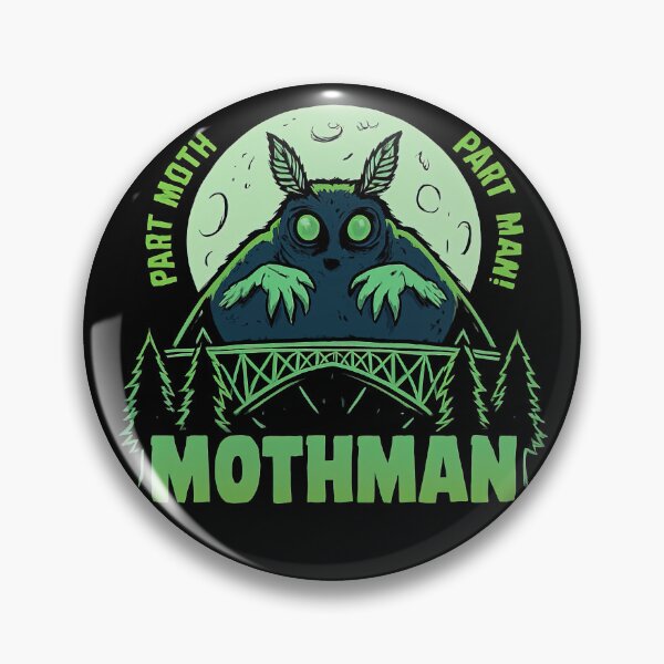 Item preview, Mothman Cryptid Paranormal Folklore Monster Graphic designed and sold by SpookshowDesign.