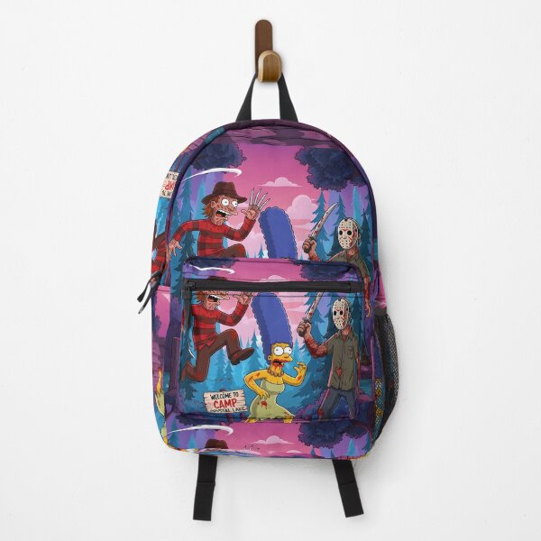 Item preview, Camp Crystal Lake - The Simpsons & Horror Parody Art designed and sold by AV.