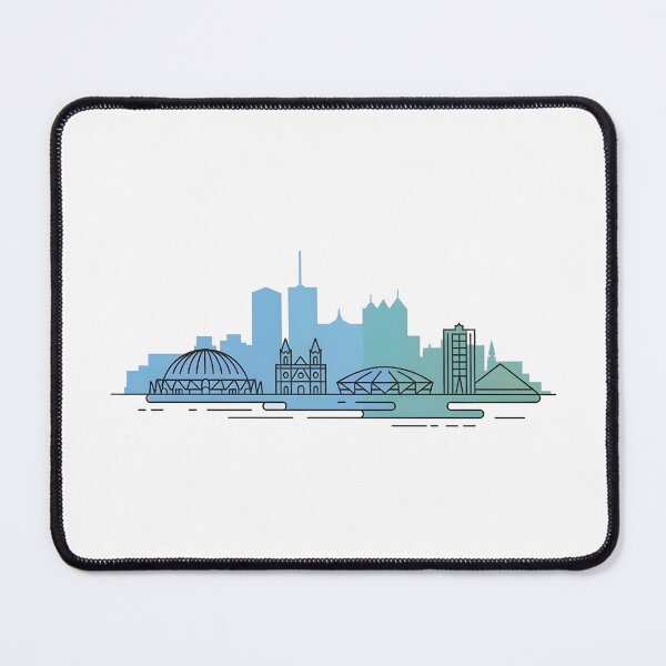 Item preview, Montréal Skyline – Minimalist Travel Souvenir Design designed and sold by Paper Drip.