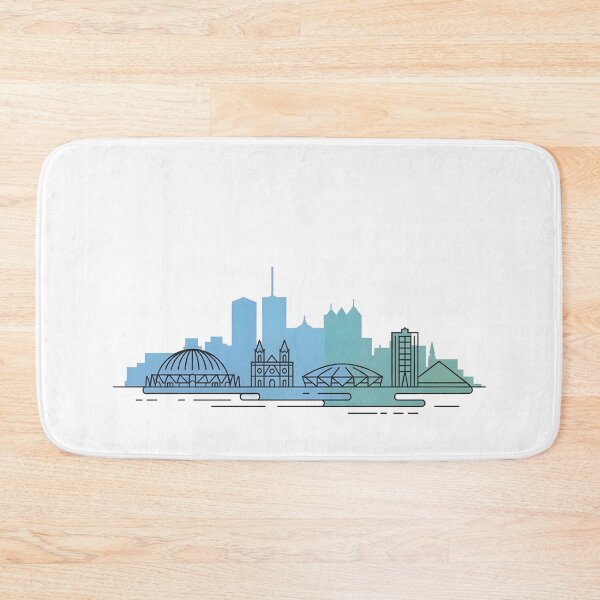 Item preview, Montréal Skyline – Minimalist Travel Souvenir Design designed and sold by Paper Drip.
