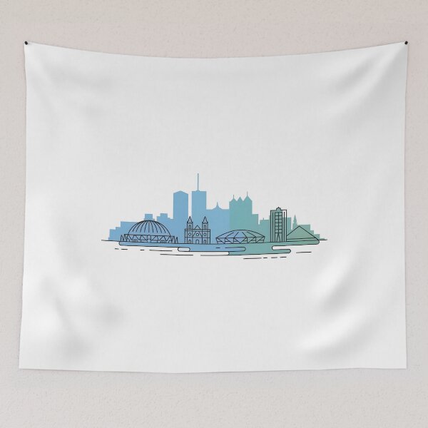 Item preview, Montréal Skyline – Minimalist Travel Souvenir Design designed and sold by Paper Drip.