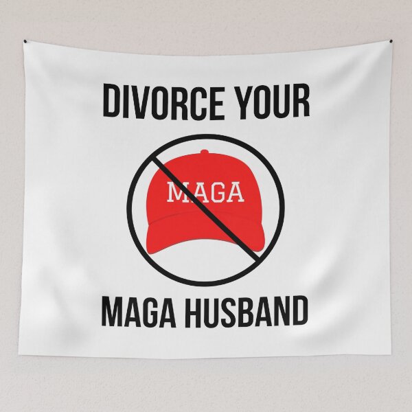 Item preview, Divorce your MAGA husband  designed and sold by Rachel the Artist .