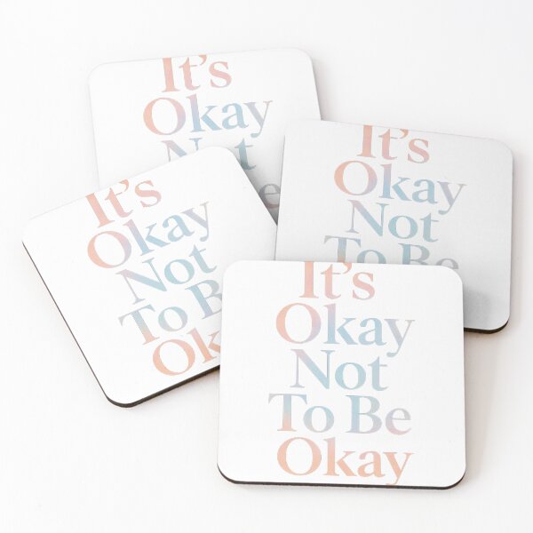 Item preview, It’s Okay Not To Be Okay – Mental Health Typography designed and sold by HoopeStylee.
