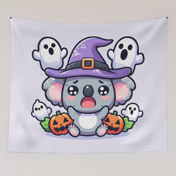 Item preview, Koala Afraid of Ghosts designed and sold by Ghost on Toast.
