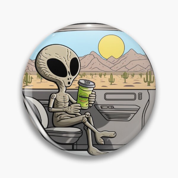 Item preview, Alien on Vacation  designed and sold by CleverCulture.